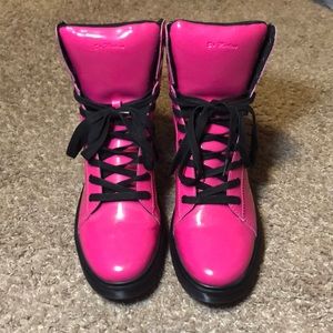 Hot Pink Dr. Martens Air Wair Boots